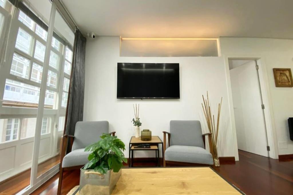 Appartamento Apartamento 2H 2B En El Centro Con Garaje La Coruña Esterno foto